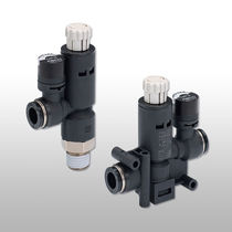 Push-to-lock valve RV series